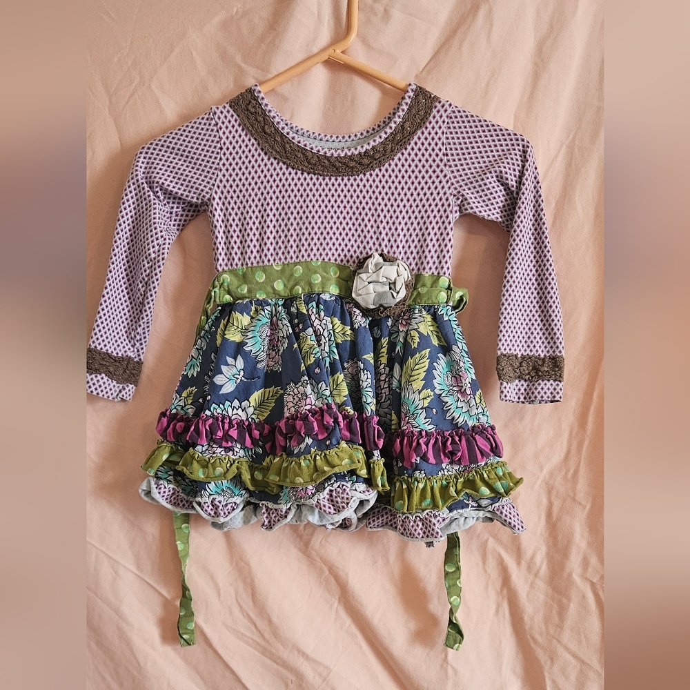 MUSTARD pie dress, 3T